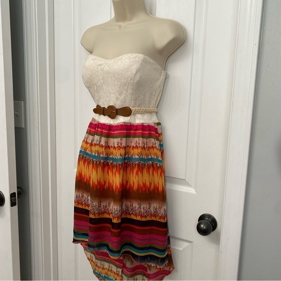 Deb Strapless High Low Dress Size 9 - Picture 6 of 12
